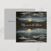 De Correspondance Carte Bleu Moon (Devant / Derrière)