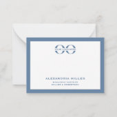 De Correspondance Carte Bleue à double face avec logo d'entreprise (Dos)