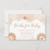 De Correspondance Carte Boho Rainbow Baby shower (Devant)