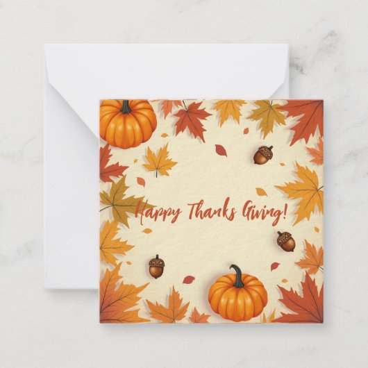 De Correspondance Carte bon thanksgiving (Devant)