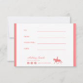 De Correspondance Carte cadeau certificat équitation (Dos)