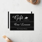 De Correspondance Carte cadeau certificat équitation (Devant/Arrière en situation)