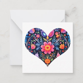 De Correspondance Carte cadeau Coeur Design Art folklorique mexicain