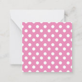 De Correspondance Carte cadeau personnalisée Polka Dot Cupcake (Dos)