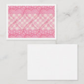 De Correspondance CARTE CARREFOIRE ROSE 3,5x2,5 Carte plate II (Devant / Derrière)