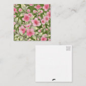 De Correspondance Carte Cherry Blossom (Devant / Derrière)