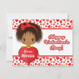 De Correspondance Carte Coeur Saint-Valentin pour petite fille migno