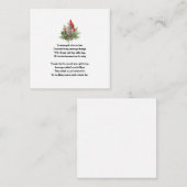 De Correspondance Carte commémorative du Cardinal rouge - Sympathie (Devant / Derrière)