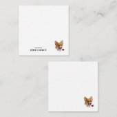 De Correspondance Carte Corgi Love Note (Devant / Derrière)