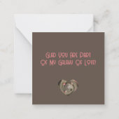 De Correspondance Carte Cosmic Love Galaxy Note (Dos)