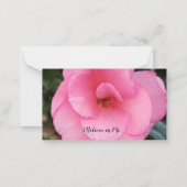 De Correspondance Carte d'affirmation sur un carte pour notes. (Dos)