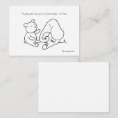 De Correspondance Carte d'amitié (Devant / Derrière)