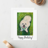 De Correspondance Carte d'anniversaire (Devant/Arrière en situation)