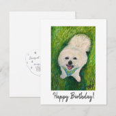 De Correspondance Carte d'anniversaire (Devant / Derrière)