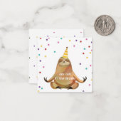 De Correspondance Carte d'anniversaire (Devant/Arrière en situation)