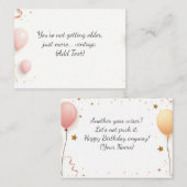 De Correspondance Carte d'anniversaire personnalisée – Message perso (Devant / Derrière)