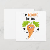 De Correspondance Carte d'assistance Carrot Pun (Devant / Derrière)