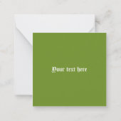 De Correspondance Carte d'échecs couleur personnalisée (Dos)