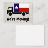 De Correspondance Carte Déplacement vers le Texas (Devant / Derrière)