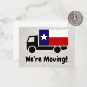 De Correspondance Carte Déplacement vers le Texas (Devant/Arrière en situation)