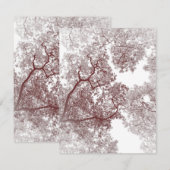 De Correspondance Carte des arbres 4 (Devant / Derrière)