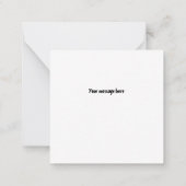 De Correspondance Carte d'Halloween Spider et Bats Mini (Dos)