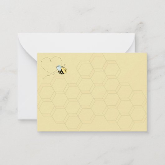 De Correspondance Carte d'insertion Baby Bee Boy (Devant)