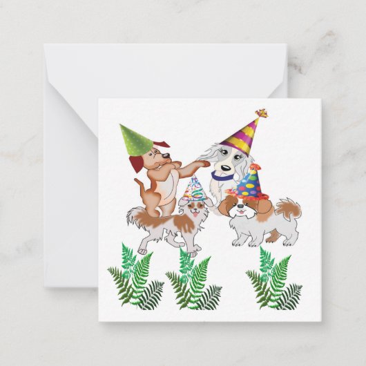 De Correspondance Carte d'invitation à une fête (Devant)