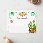 De Correspondance Carte d'or Fiesta Time Capsule mexicaine (Devant/Arrière en situation)