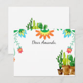 De Correspondance Carte d'or Fiesta Time Capsule mexicaine (Devant / Derrière)