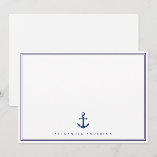 De Correspondance Carte double frontière professionnelle marine (Devant / Derrière)