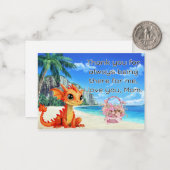 De Correspondance Carte dragon pour maman. (Devant/Arrière en situation)