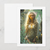 De Correspondance Carte Fair Maiden Flat Note (Devant / Derrière)