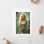 De Correspondance Carte Fair Maiden Flat Note (Devant/Arrière en situation)