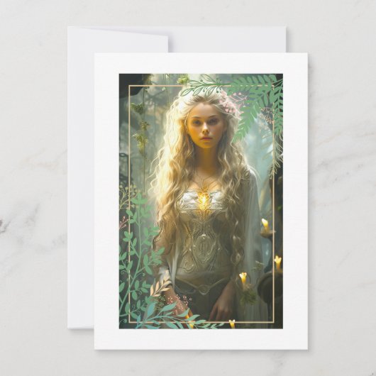 De Correspondance Carte Fair Maiden Flat Note (Devant)