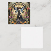 De Correspondance Carte Fée Art Déco gothique (Devant / Derrière)