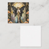 De Correspondance Carte Fée Art Déco gothique (Devant / Derrière)