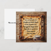 De Correspondance Carte Fête des mariées (Devant / Derrière)