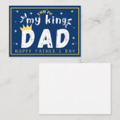 De Correspondance Carte fête des pères pour papa (Devant / Derrière)