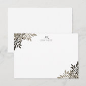 De Correspondance Carte fixe personnalisée (Devant / Derrière)