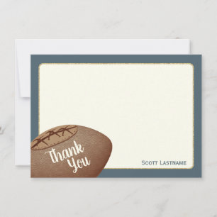 De Correspondance Carte Flat Football vintage Merci Note