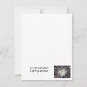 De Correspondance Carte Flat Note avec beauté nature (Dos)