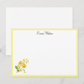 De Correspondance Carte Flat personnalisée (Devant / Derrière)