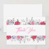 De Correspondance Carte Flore Merci plat (Devant / Derrière)