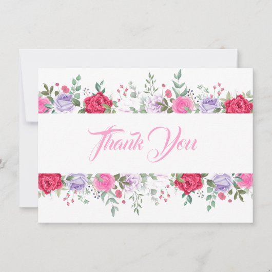 De Correspondance Carte Flore Merci plat (Devant)