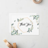 De Correspondance Carte Flore Merci plat (Devant/Arrière en situation)