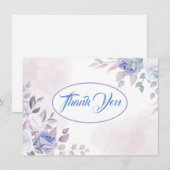 De Correspondance Carte Flore Merci plat (Devant / Derrière)