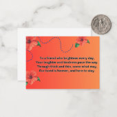 De Correspondance Carte Forever Friends (Devant/Arrière en situation)