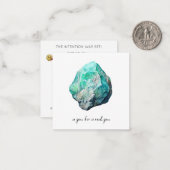 De Correspondance *~* Carte Gemstone AP64 VARISCITE Flat Note (Devant/Arrière en situation)