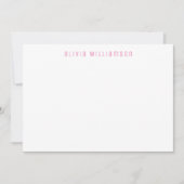 De Correspondance Carte Géométrique Flèche Bébé rose (Devant)